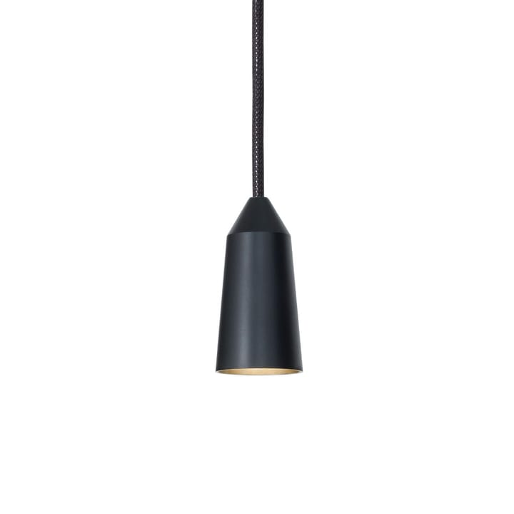 Massiv pendant, Black, double cone Konsthantverk