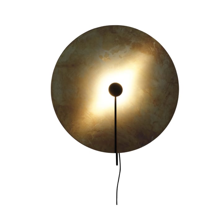 Sol wall lamp, Raw brass, xl Konsthantverk