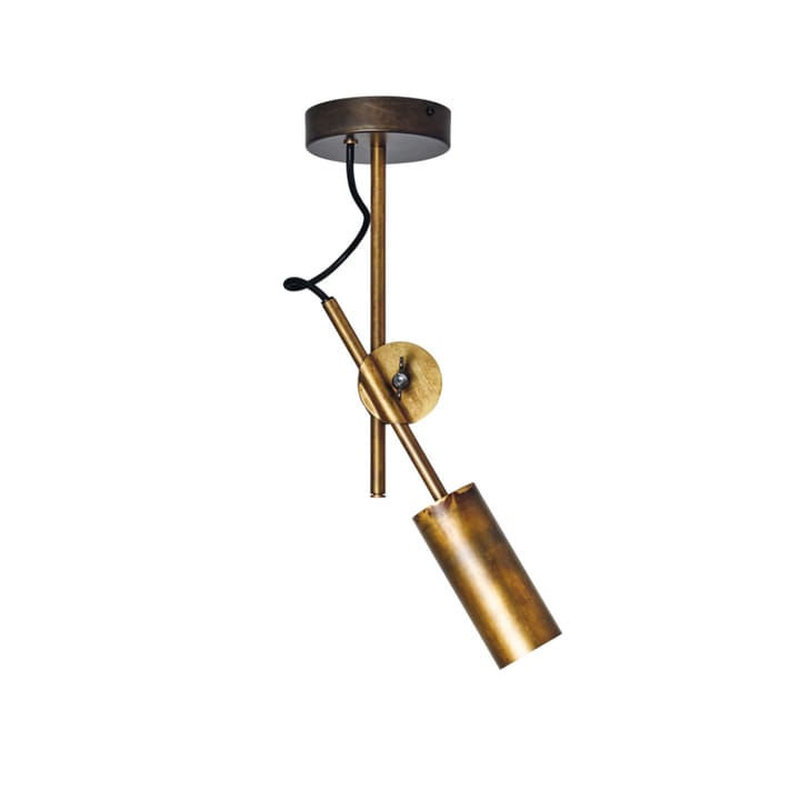 Stav ceiling lamp, Raw brass, spot 1-light Konsthantverk