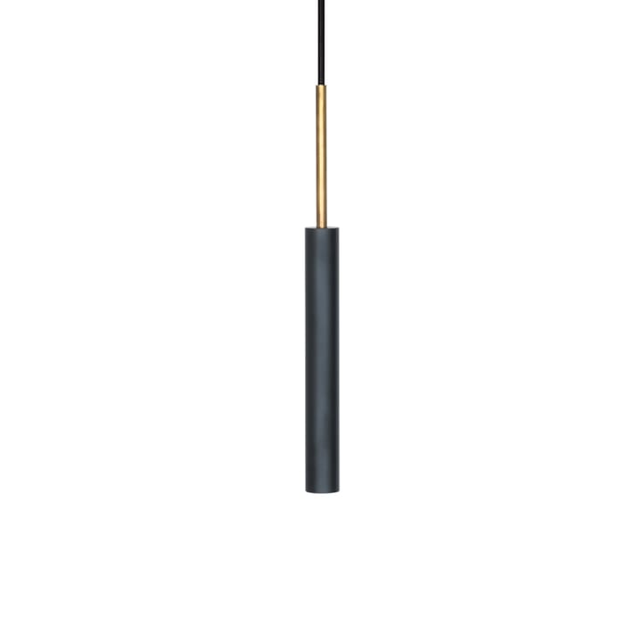 Stav pendant - Black/raw brass - Konsthantverk