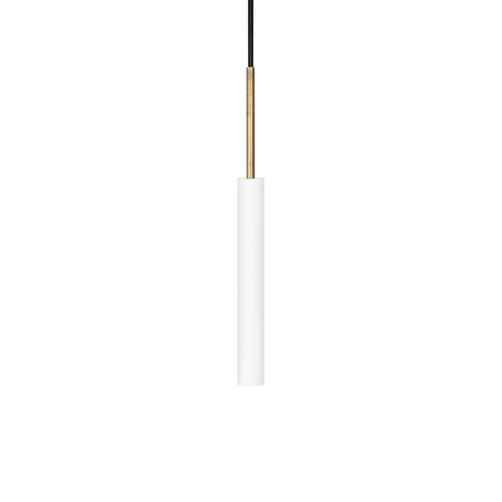 Konsthantverk Stav pendant White/raw brass