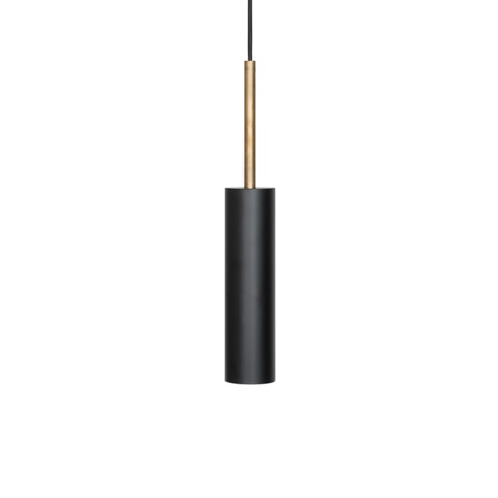 Stav pendant XL - Black/raw brass - Konsthantverk