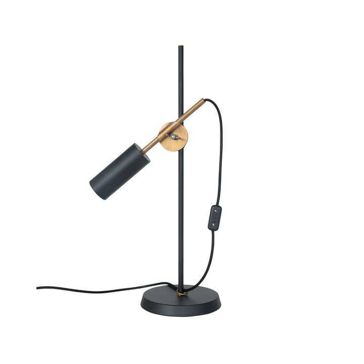 Stav table lamp - Black/raw brass - Konsthantverk