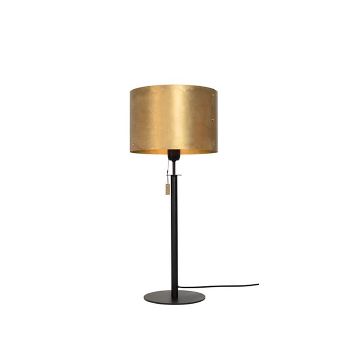 Svep table lamp, Black/raw brass Konsthantverk