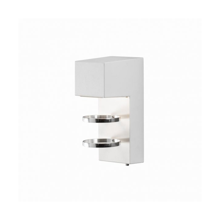 Konstsmide Acerra Wall Lantern 23 cm White