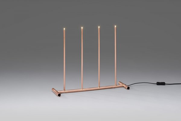 Konstsmide Electric Candle Holder 4 Lights 42.5 cm Copper