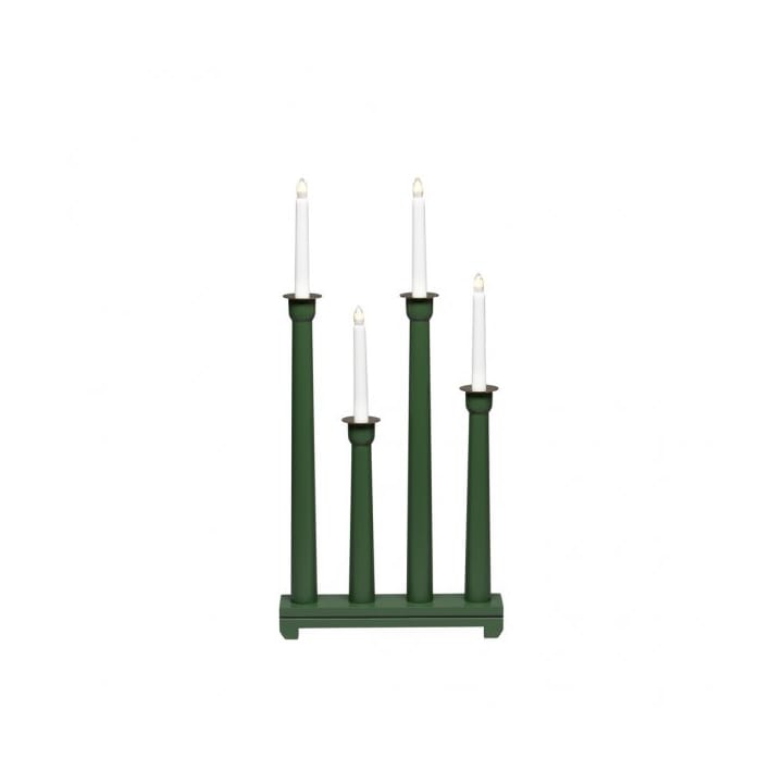 Electric Candle Holder 4 Lights 59 cm - Green - Konstsmide