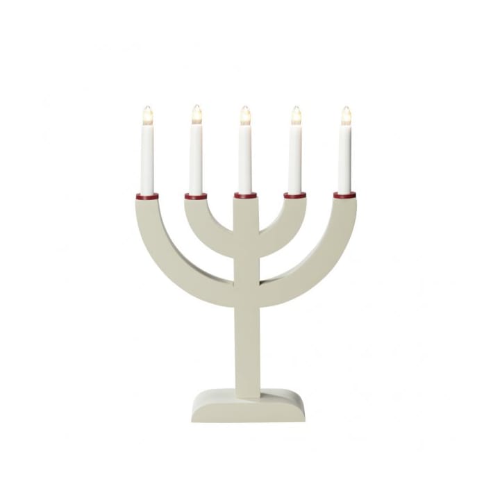 Electric candle holder 5 lights 41.7 cm - Beige - Konstsmide