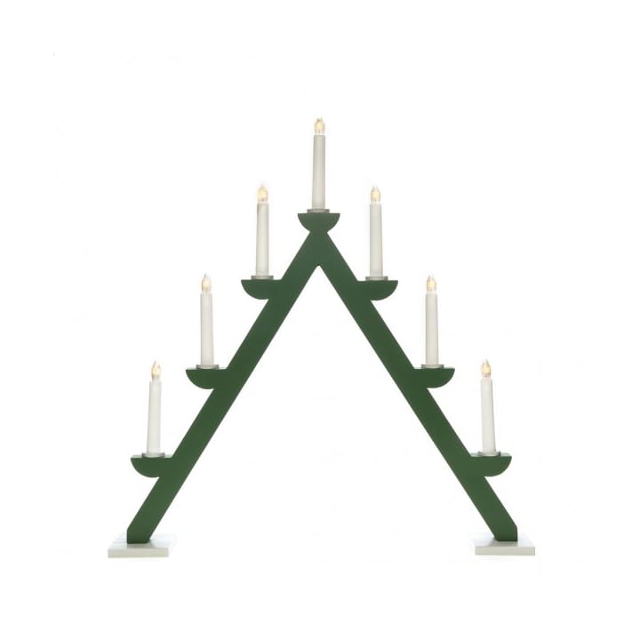 Electric Candlestick 7 Lights 56 cm - Green - Konstsmide