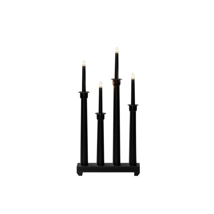 Elljusstake 4 ljus 59 cm, Svart Konstsmide