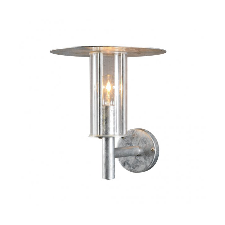 Konstsmide Fashion wall lantern 31 cm Galvanized steel