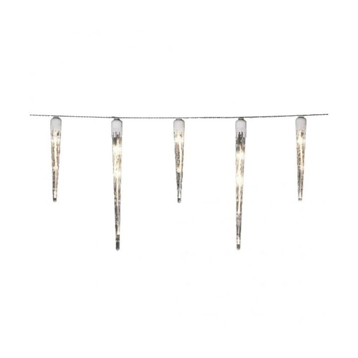 Icicle string lights icicles 32 lights 775 cm - White - Konstsmide