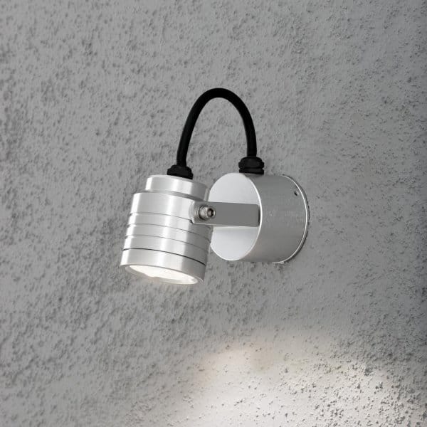 Monza wall lantern 8 cm - Aluminum - Konstsmide