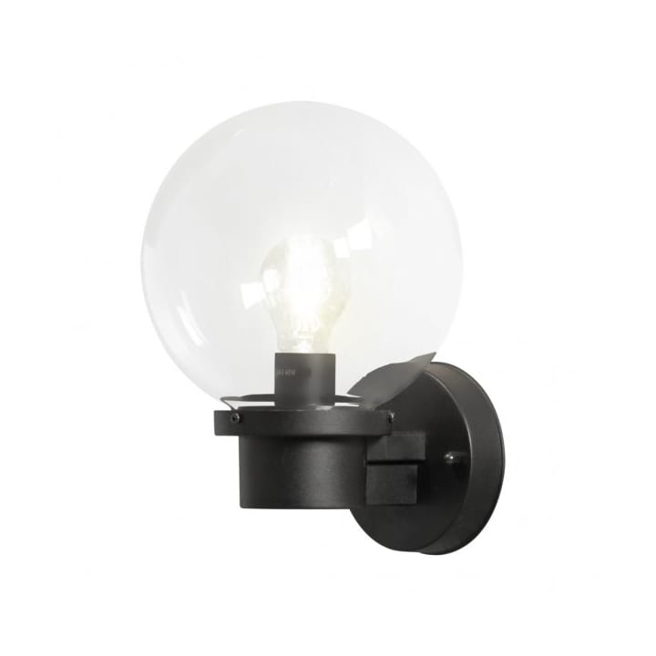 Nemi wall lantern 29 cm - Black with twilight relay - Konstsmide