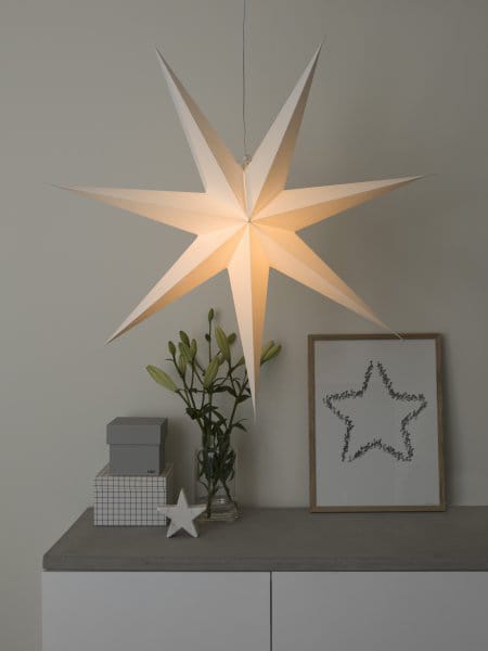 Paper Star 78 cm - White - Konstsmide