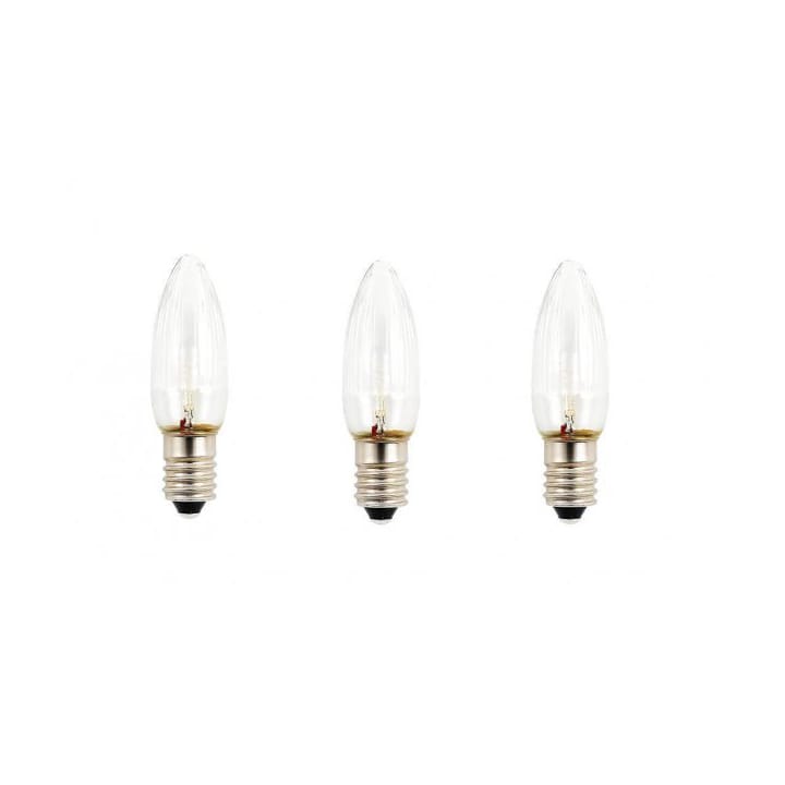 Reservlampa 3-pack - Transparent - Konstsmide