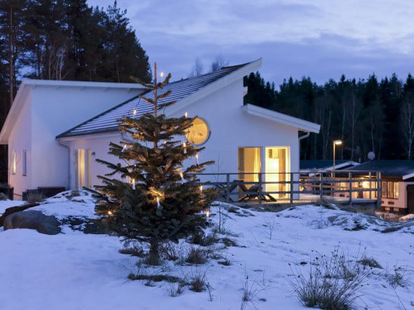 Weihnachtsbaumbeleuchtung außen 16 Lichter - Weiß - Konstsmide