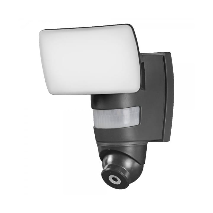Smart outdoor wifi floodlight camera spotlight 25 cm, Dark gray Ledvance