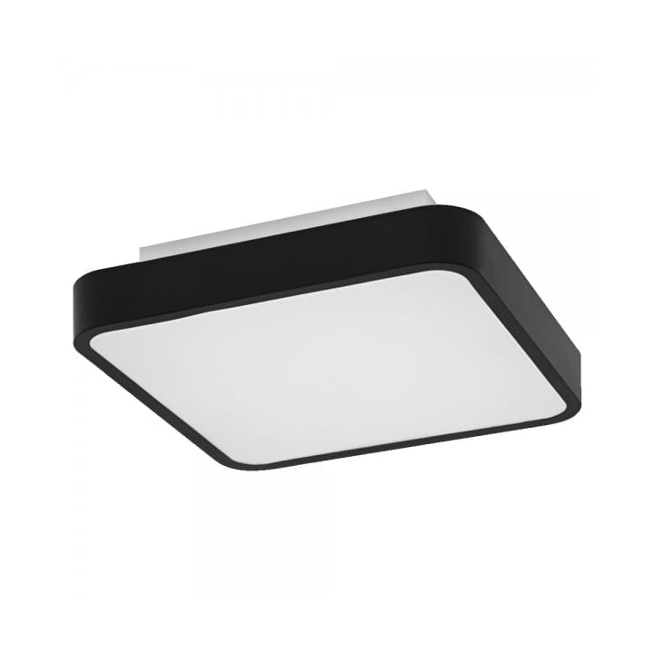 Smart wifi orbis backlight square ceiling lamp 35 cm, Black Ledvance