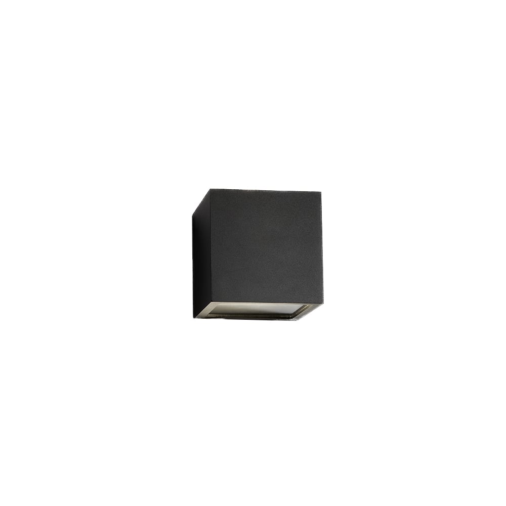 Light-Point Cube Up/Down wall lamp Black