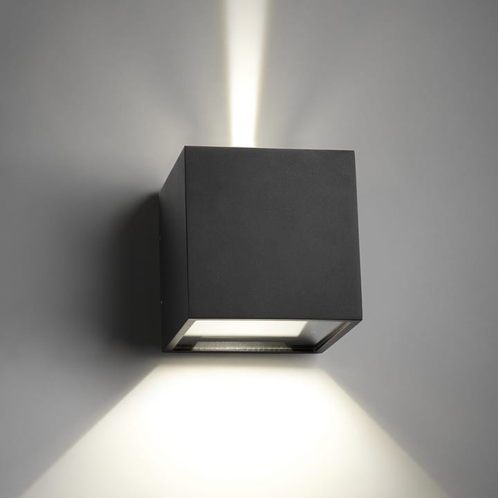 Cube XL Up/Down vägglampa, black, led Light-Point