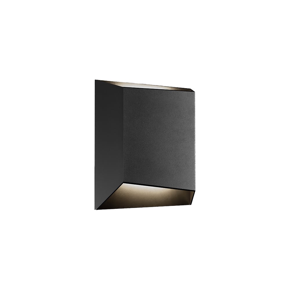 Light-Point Facet W2 wall lamp Black