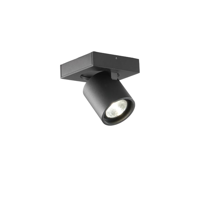 Focus 1 wall and ceiling lamp, Black, 3000 kelvin Light-Point