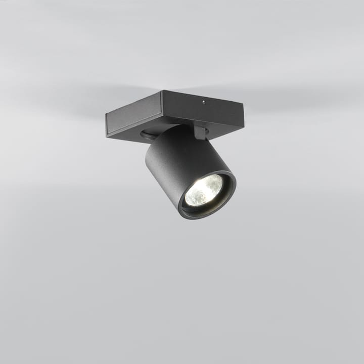 Focus 1 wall and ceiling lamp, Black, 3000 kelvin Light-Point