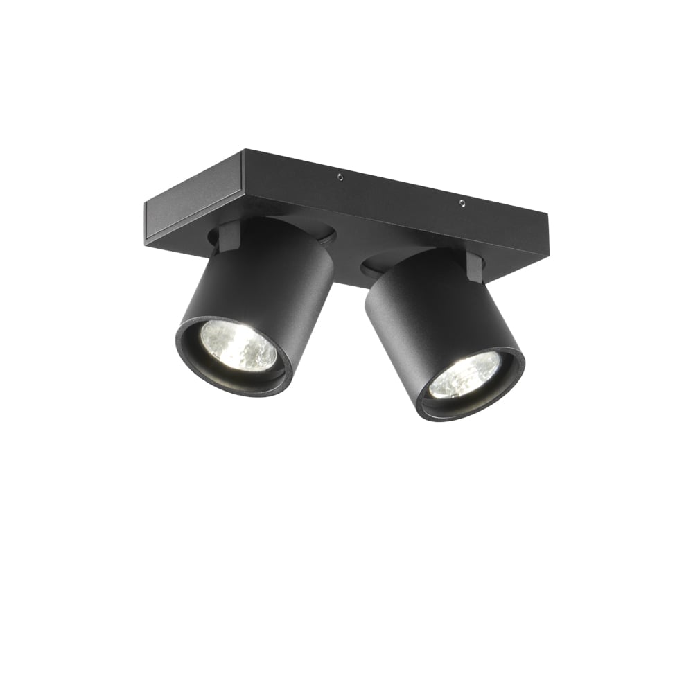 Light-Point Focus 2 wall and ceiling lamp Black, 2700 kelvin