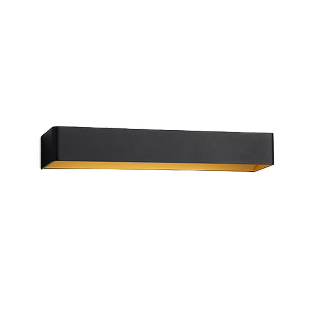 Light-Point Mood 3 wall lamp Black/gold, 3000 kelvin