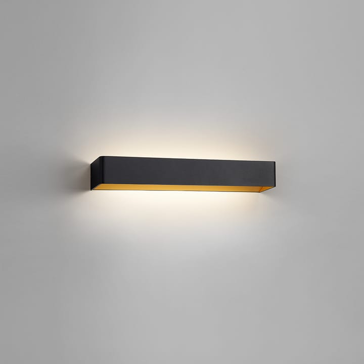 Mood 3 wall lamp, Black/gold, 3000 kelvin Light-Point