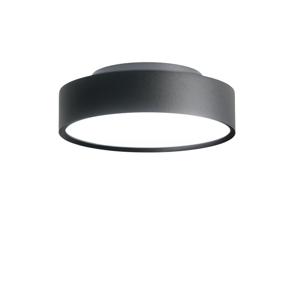 Light-Point Shadow wall and ceiling lamp Black