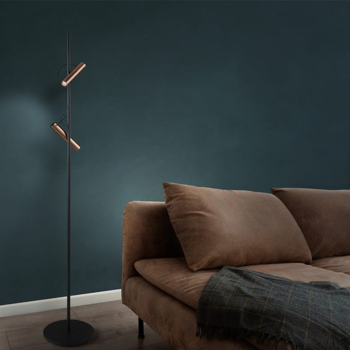 Spirit F1 golvlampa, black/rose gold Light-Point