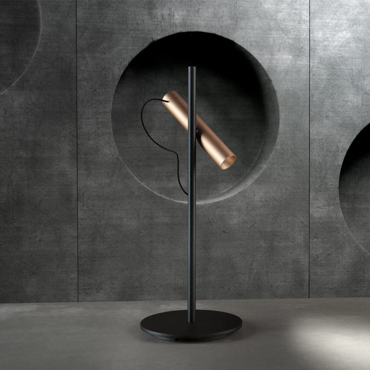 Spirit T1 table lamp, Black/rose gold Light-Point