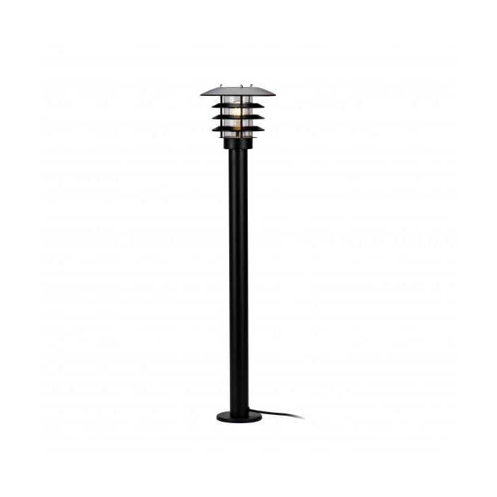 Lightson Saturnus bollard 90 cm Black