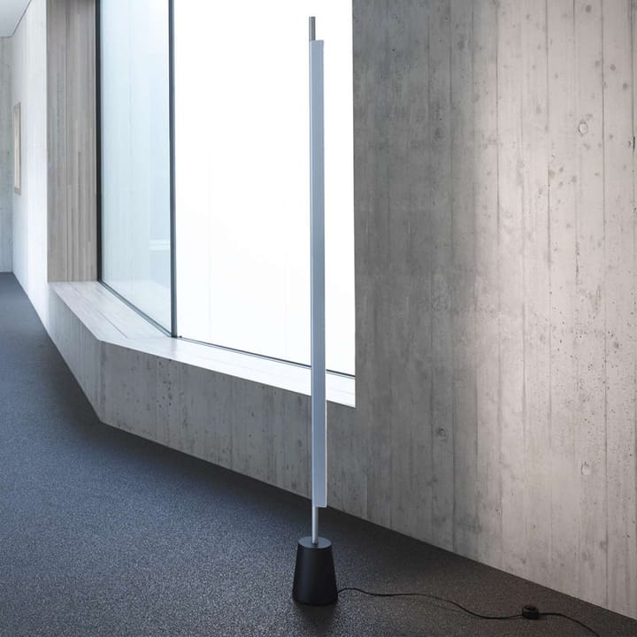 Compendium golvlampa, aluminium Luceplan