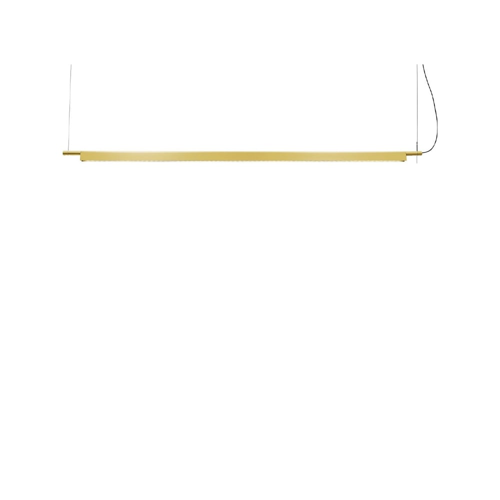 Luceplan Compendium pendant lamp Brass, incl. phase dimmer