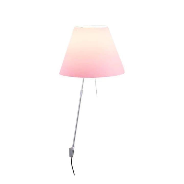 Costanza D13 a vägglampa, edgy pink Luceplan