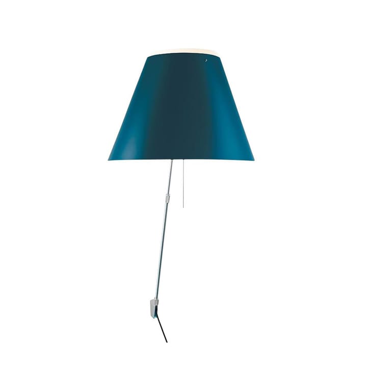 Costanza D13 a vägglampa, petroleum blue Luceplan