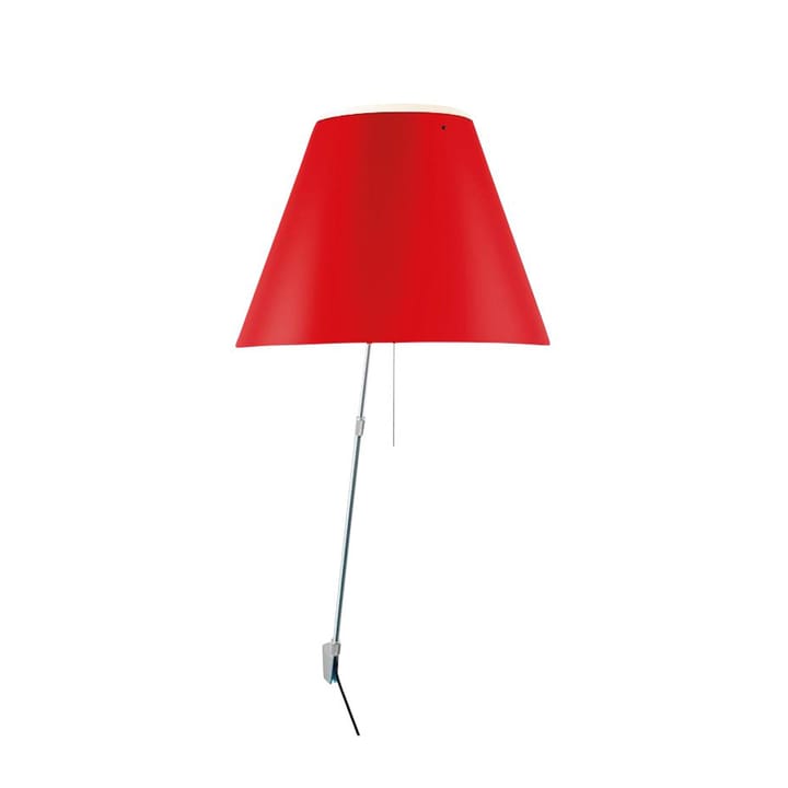 Costanza D13 a vägglampa, primary red Luceplan