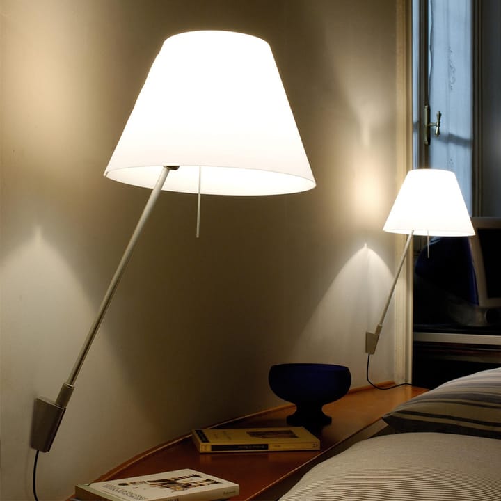 Costanza D13 a vägglampa, white Luceplan