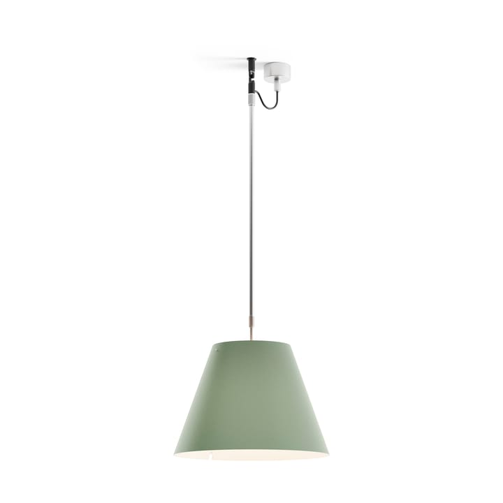 Costanza D13 s pendant lamp, Comfort green Luceplan