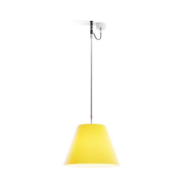 Costanza D13 s pendant lamp, Smart yellow Luceplan