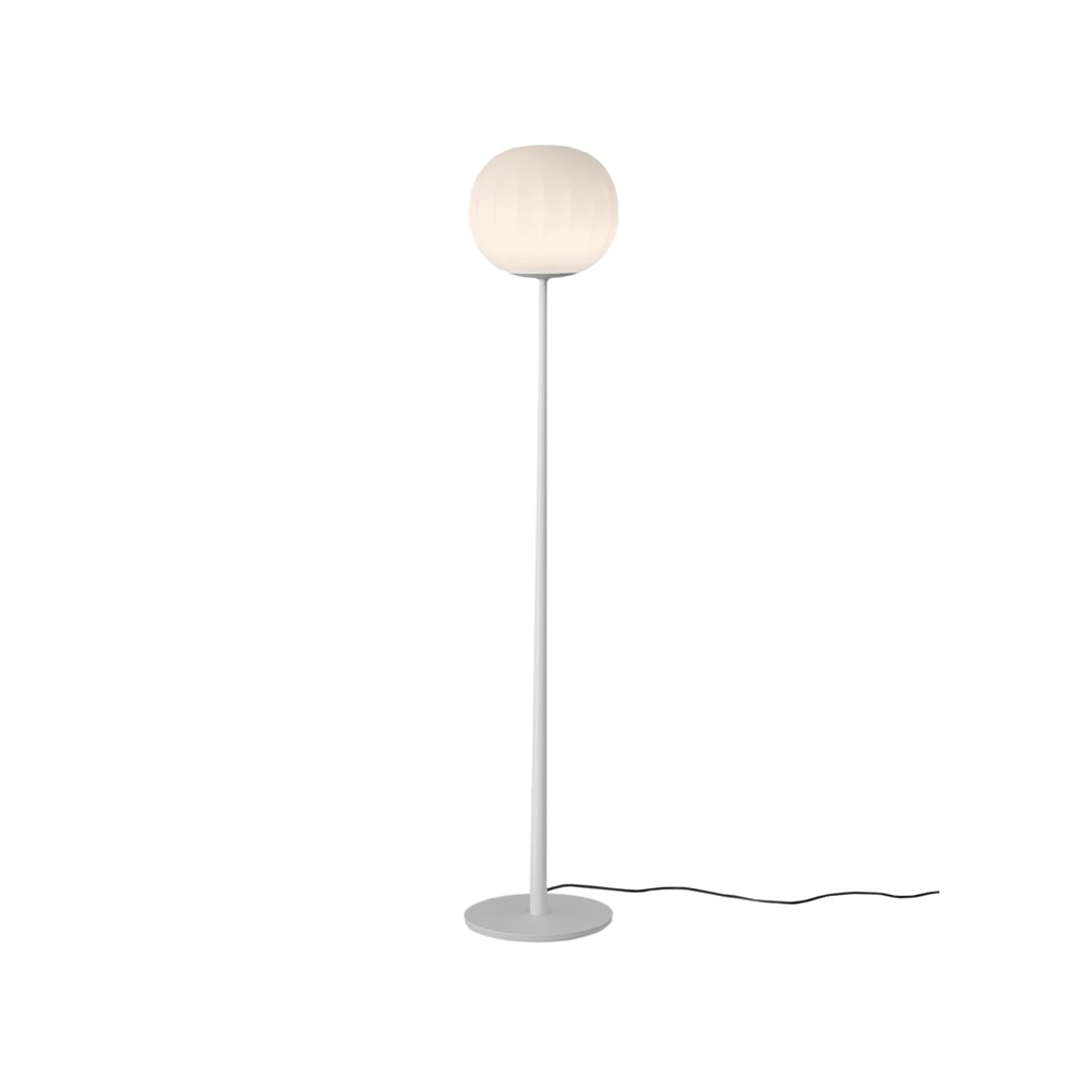 Luceplan Lita floor lamp Ø30 cm, white stand