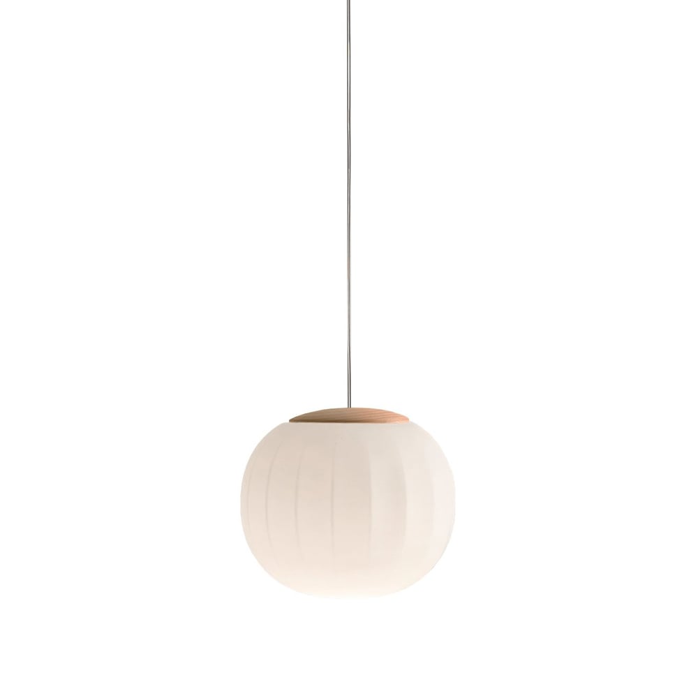 Luceplan Lita pendant lamp Ø18 cm, ash