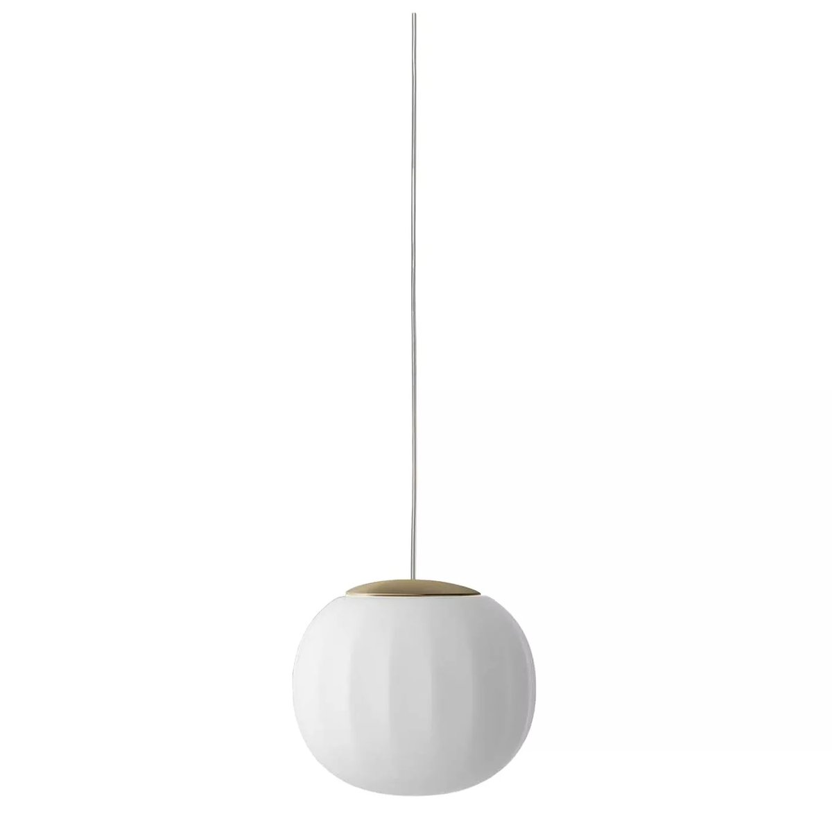 Luceplan Lita pendant lamp Ø18 cm, brass