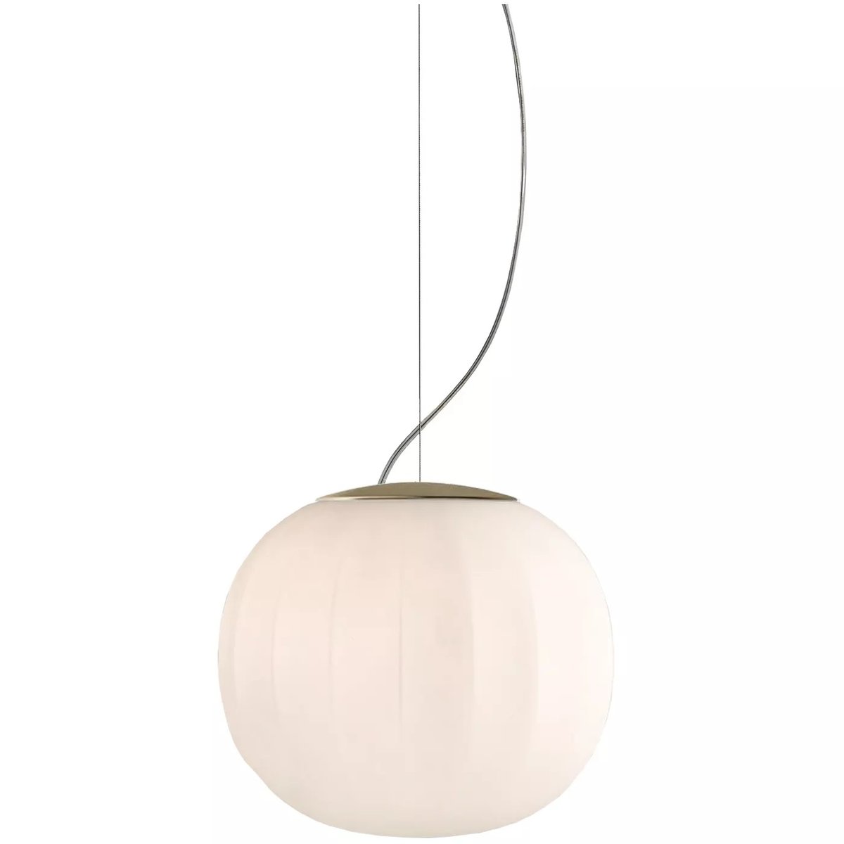 Luceplan Lita pendant lamp Ø30 cm, brass