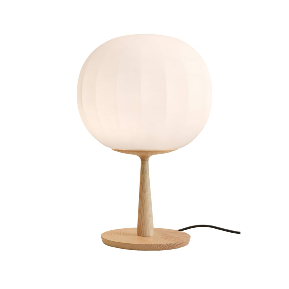 Luceplan Lita table lamp Ø30 cm, ash stand