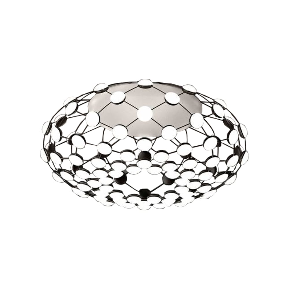 Luceplan Mesh ceiling lamp Black