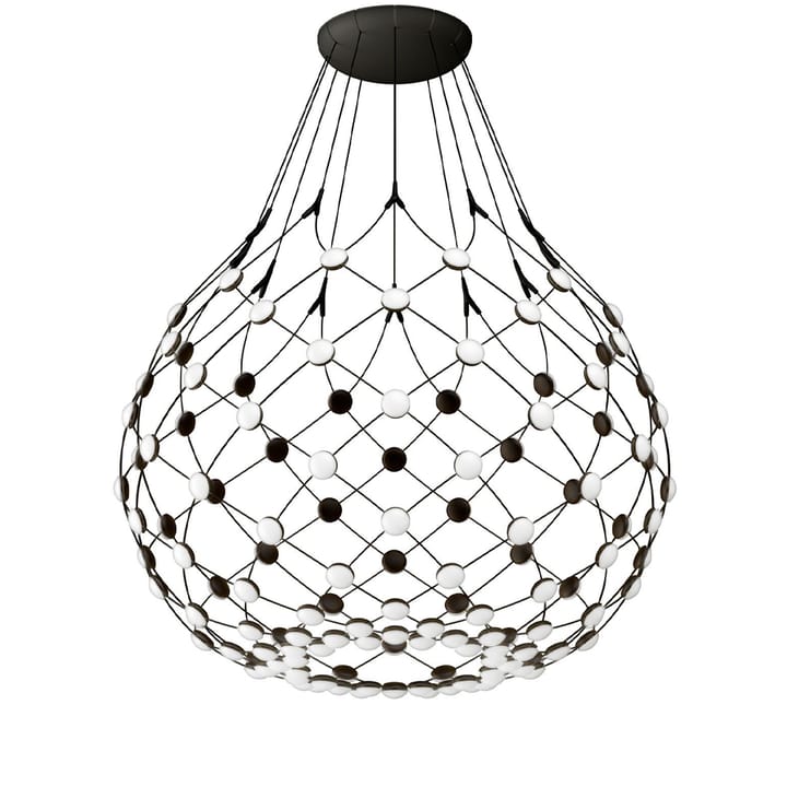 Mesh taklampa, svart, large Luceplan